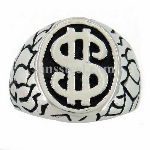 FSR11W21 US Dollar symbol Ring - Click Image to Close